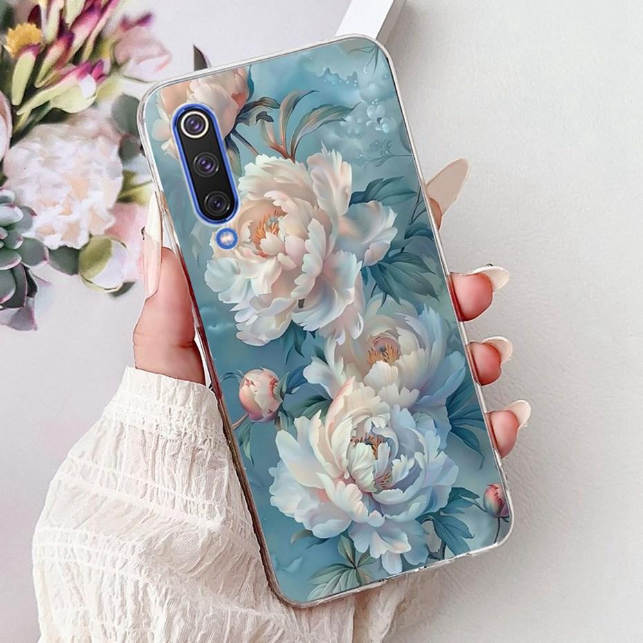 Cute Painting Phone Case For Xiaomi Mi 9 9SE 9Lite Soft Silicone TPU Back Cover For Xiaomi Mi9 9 SE 9 Lite Cases Bumpers