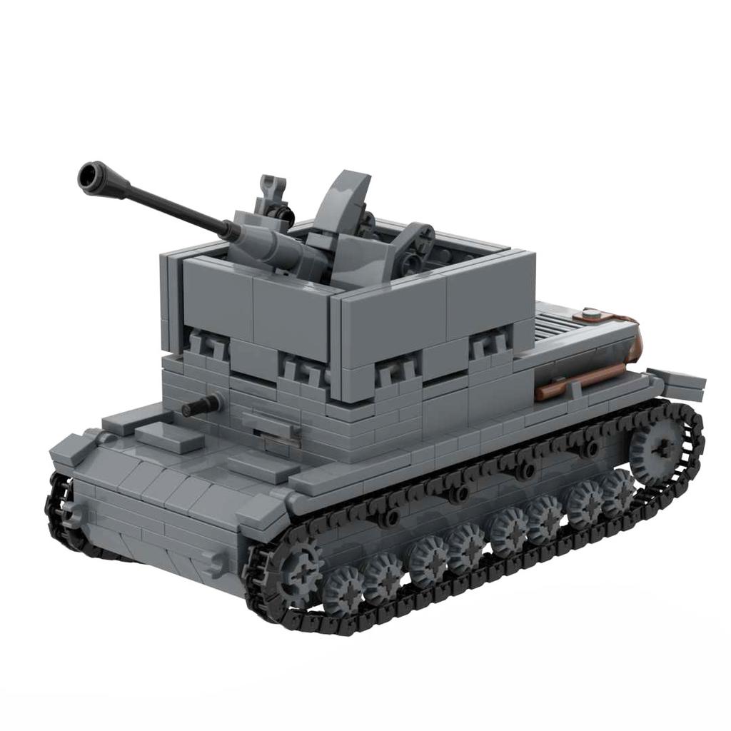 Немецкий танк времен Второй мировой войны Panzer I II III IV Flakpanzer MK103 Военный конструктор Армейские кирпичики Набор для сборки Совместимый с брендами