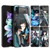 Чехол для телефона Zenless Zone Zero Hoshimi Miyabi для Samsung Galaxy Z Flip 7 6 5 4 3 5G Чехол ZFlip7 ZFlip6 ZFlip4 ZFlip5 ZFlip3 Coqu