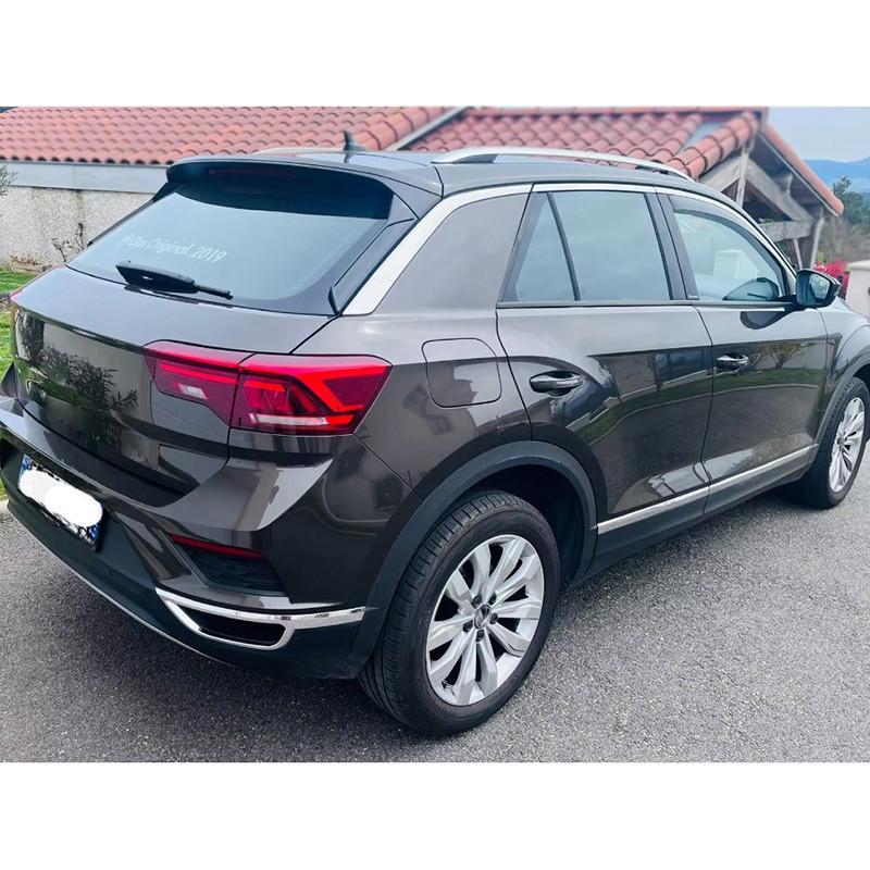 1 пара глянцевых черных спойлеров на заднее стекло для VW T-ROC R R-Line A11 MK1 2017-2024