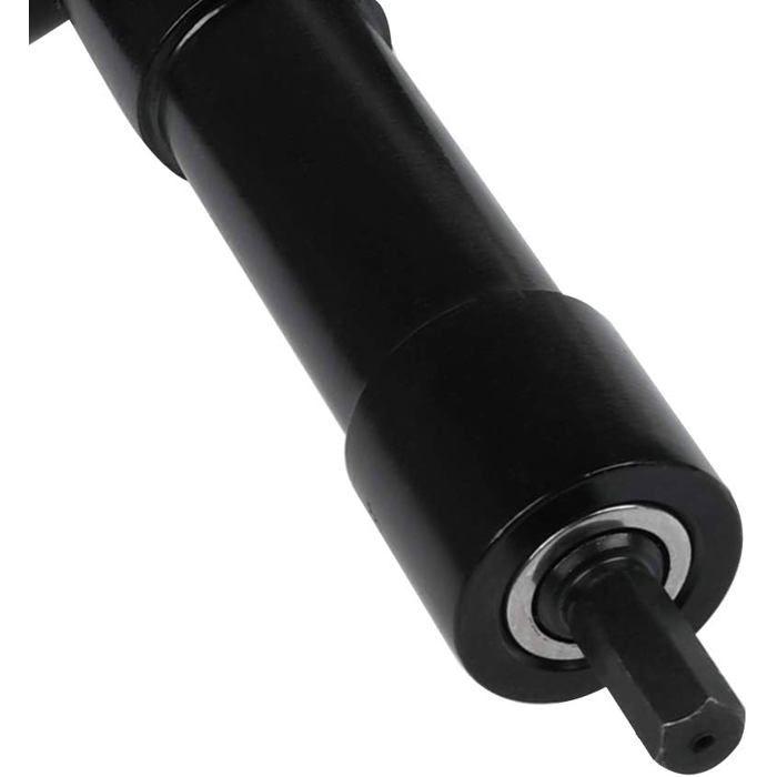 Adaptateur Mandrin Angle Droit 90° Auto-serrant 0,8–10 mm, tige 8 mm, 25 N·m pour perceuse/visseuse