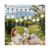 (30cm) Rotating Spinner Helical Bird Repeller Stick Reflective Silver Rod Fit for Outdoor Garden Bird Control Easy Installation 