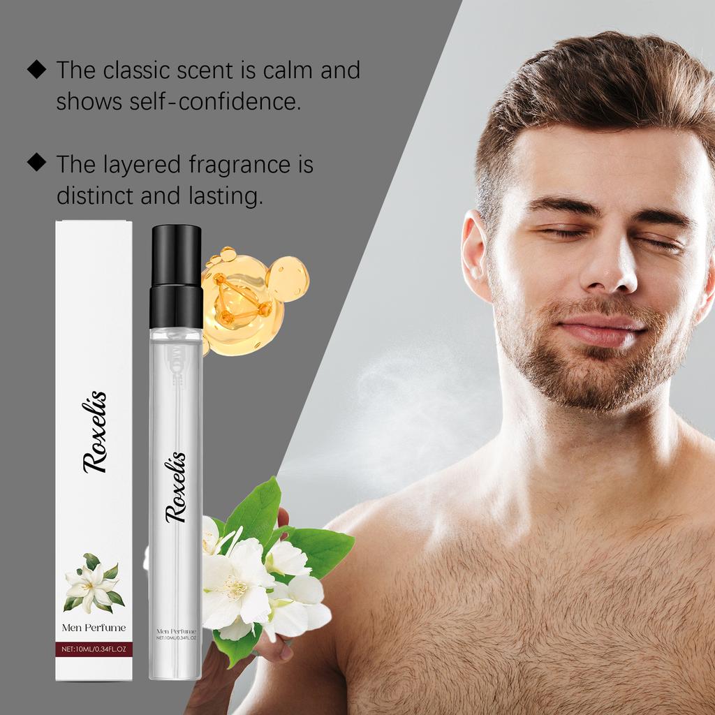 Мужской феромонный одеколон с ароматом жасмина для стойкого очарования 10 мл