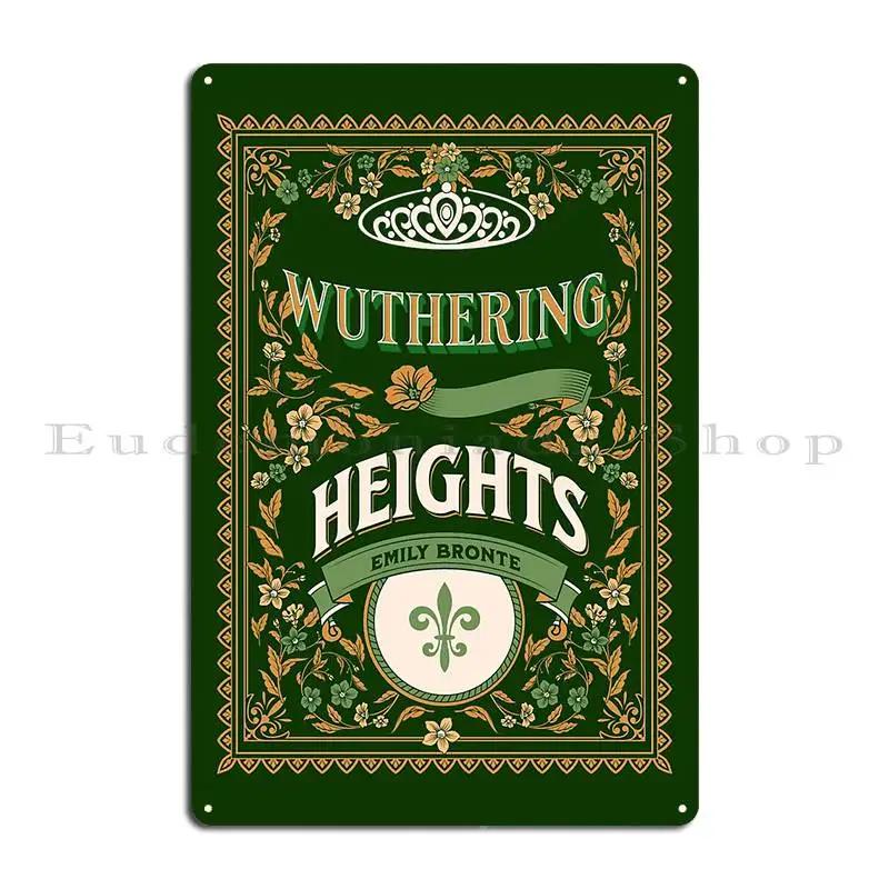 Wuthering Heights Pages London Published Edition Metal Wall Decor Club Plaques Designer Garage Tin Sign Poster