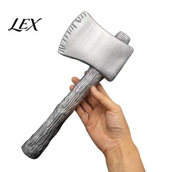 Realistic Plastic Props Retro Simulation Ax Prop for Halloween Cosplay And Stage Performance, Creative Gift Children Lightweight Toy Weapon