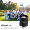 5MP HD Camera Lens 50mm Focal Length Manual Aperture C Mount CCTV Surveillance