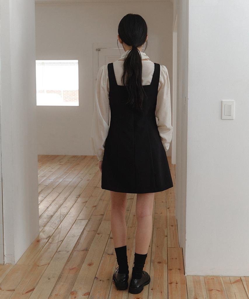 Laminez May Square Mini Dress - Black