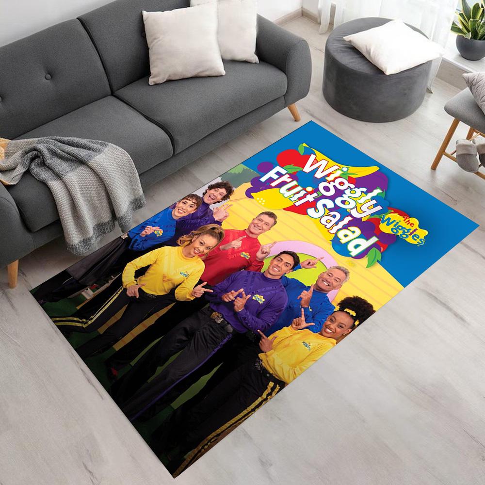 Wiggles Carpet Suitable for Playrooms Living Rooms Foyer Bedrooms Anti-slip Rug Anime Office Decor Best for Christmas
