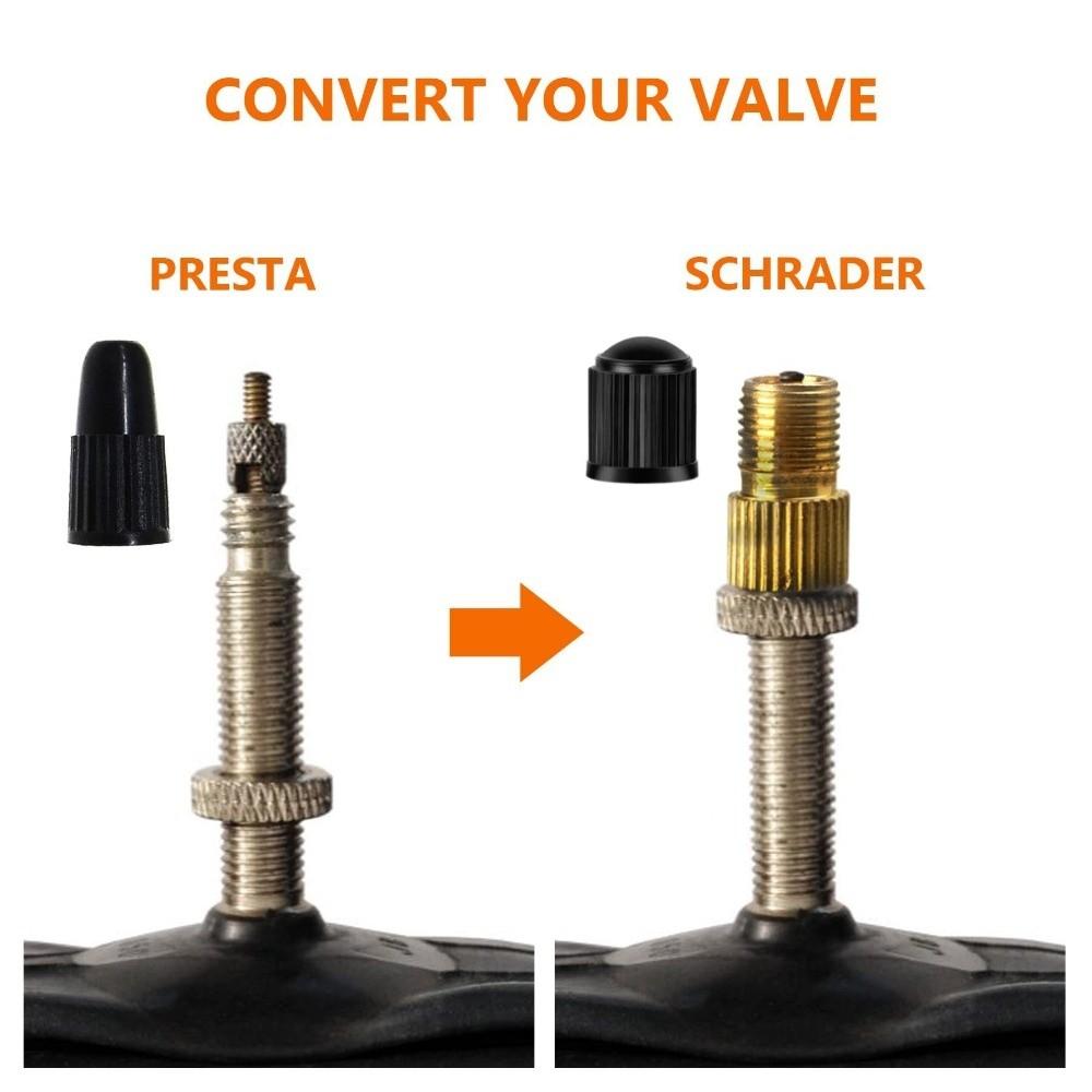 Copper Brass Presta Valve Adaptor For All Types of Bikes/For E-Bikes and E-Scooters