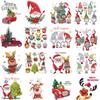 Small Size Christmas Patches Cute Deer Owls Transfers A-Level Washable Vinyl Diy Thermal Press Patches For Clothing