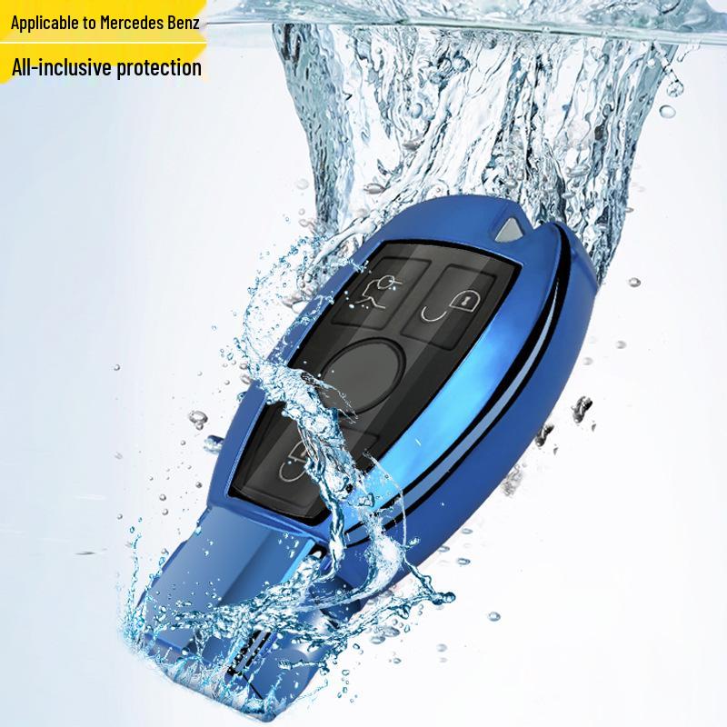 Мягкий чехол из ТПУ, полностью закрывающий смарт-ключ Mercedes