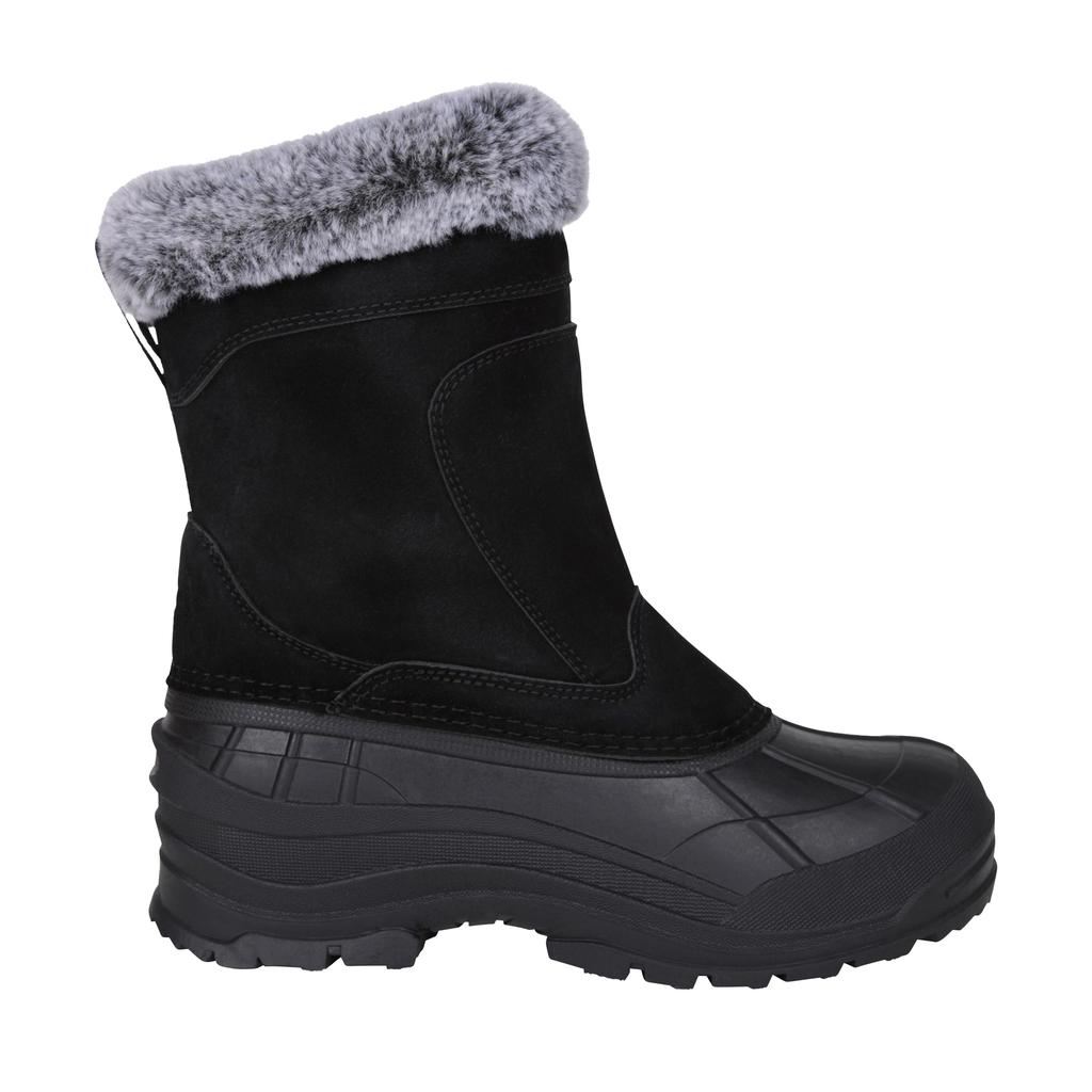 Mountain Warehouse Womens/Ladies Snowdrift Suede Faux Fur Lined Snow Boots