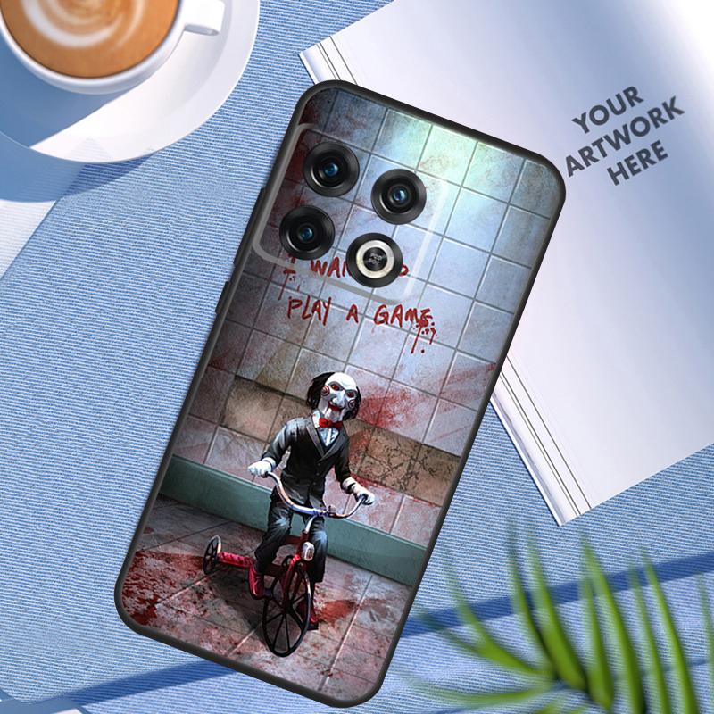 Чехол-маска пилы-марионетки для OnePlus 12R 10T 10R 9R 8T 12 11 9 10 Pro Nord CE 3 Lite 2 2T CE4 N10 N20 N30