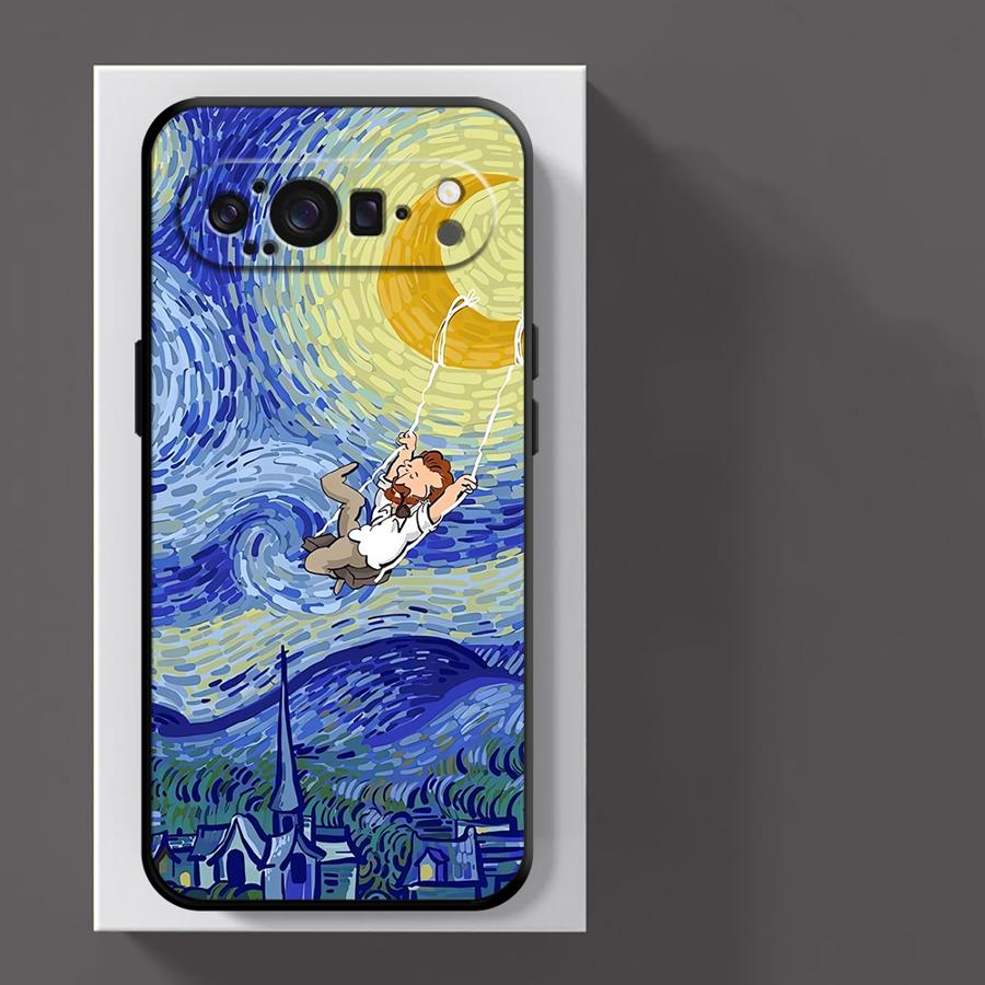 Чехол для Google Pixel 10A 10 9 Pro XL 9a 8a 6a 7a 6 7 8 Pro Funda Чехол для телефона Ван Гог Звездная ночь