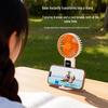 Portable USB-Charged Handheld Fan with 100-Speed Stepless Control and Strong Wind Power