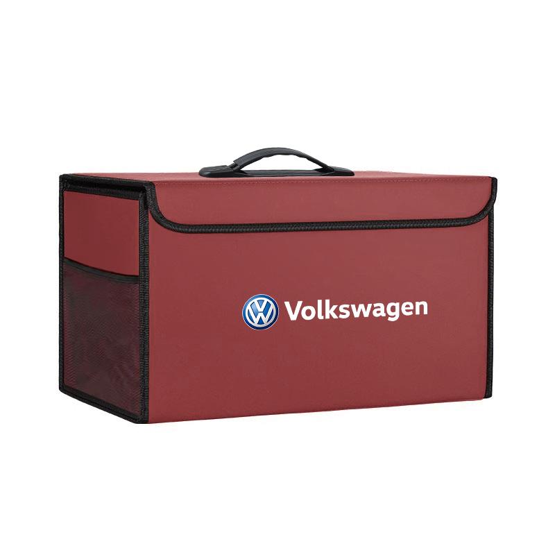 2026 Hot For Volkswagen VW Portable Car Trunk Storage Box Foldable Organizer Accessories For VW GTI Polo Golf Passat Tiguan Arte