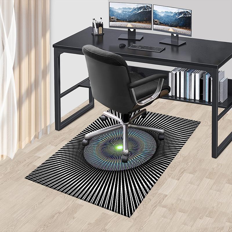 1PC Circle Lines Extra Large Non Slip Floor carpet, Office, family, bedroom, Studio Large Area Rug Indoor Rugs, , Vibrant Colors