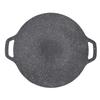 Cast Aluminum Baking Pan Round Cast Aluminum Frying Pan with Handles for Hiking Climbing Camping