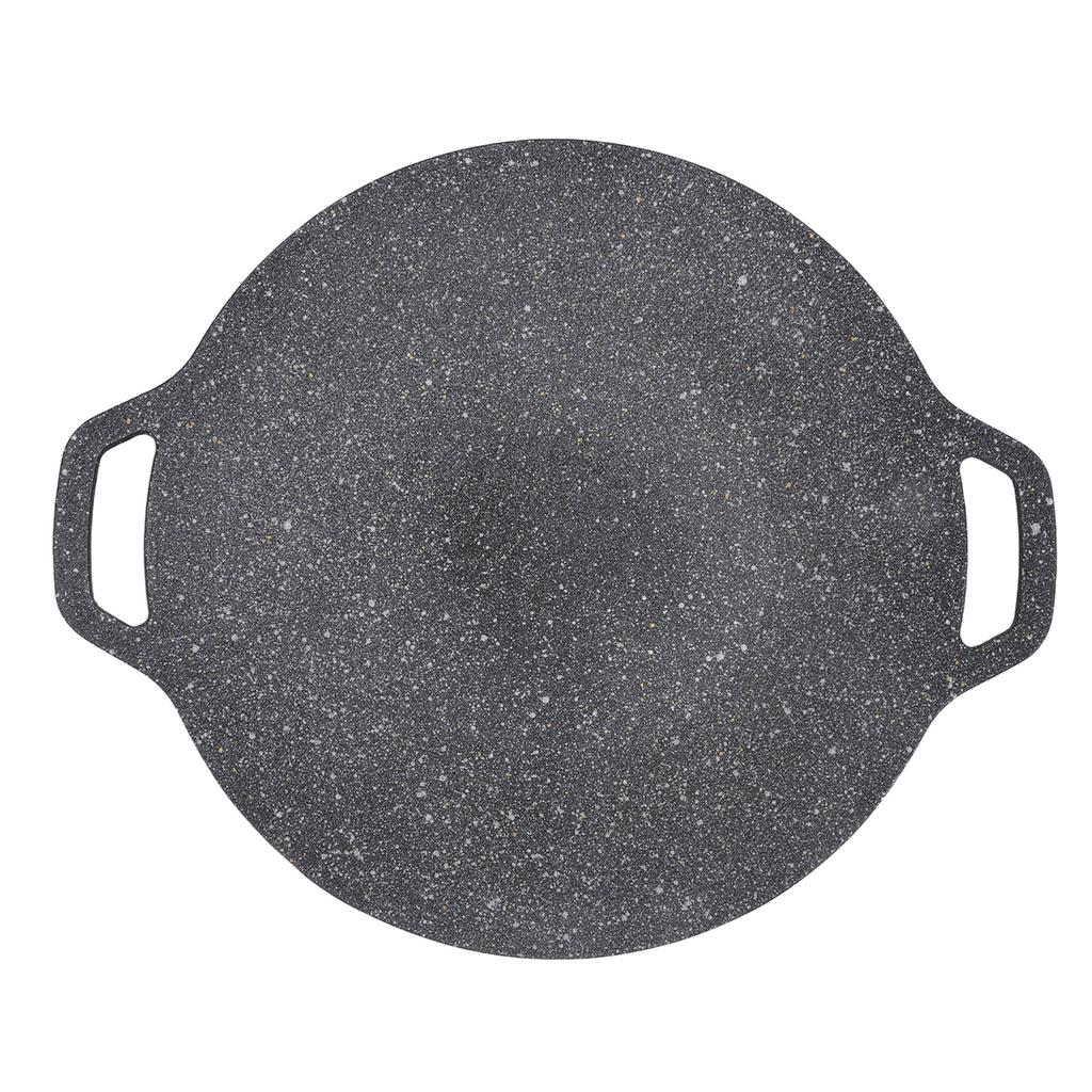 Cast Aluminum Baking Pan Round Cast Aluminum Frying Pan with Handles for Hiking Climbing Camping
