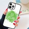 Веганский Чехол-Ракушка с Рисунком для iPhone 17 Air 15 16 14 13 12 Pro Max 11 Pro Max Plus Чехол для Телефона