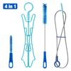 Universal Hydration Bladder Tube Brush Cleaning Kit Long Brush Mountaineering Drinking Water Bag Cleaning Brush For Bladders
