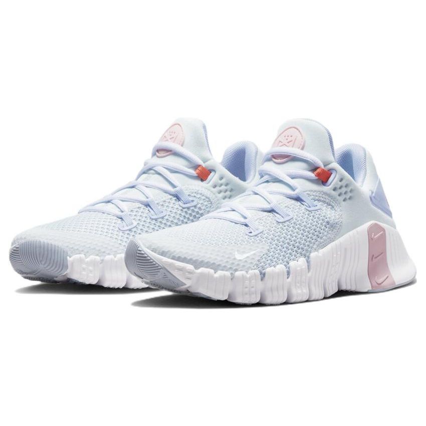 Nike Free Metcon 4 Football Серые нежно-розовые женские кроссовки Средне-мягко-розовые CZ0596-003
