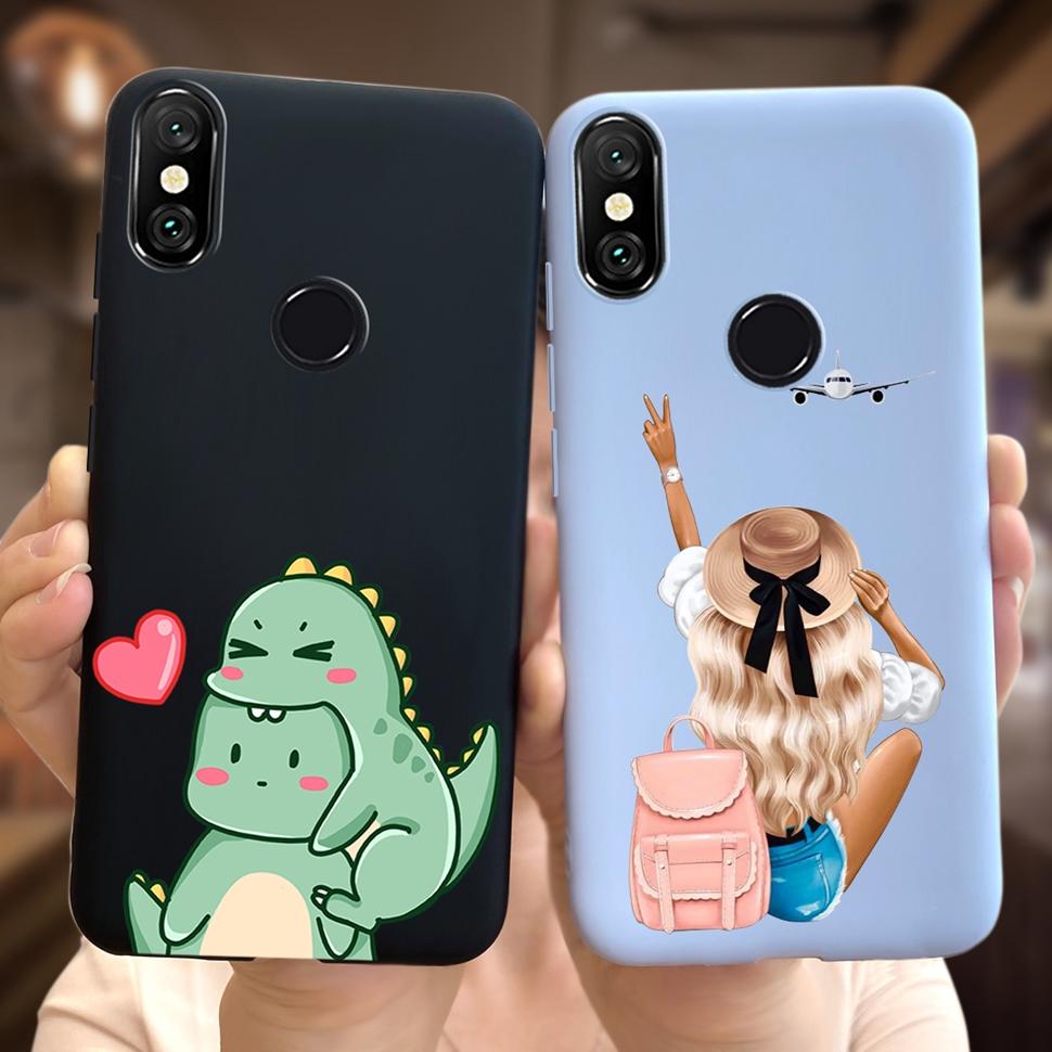 Для Xiaomi Mi A2 Lite (Редми 6 Про) Чехол Новый Модный Мягкий Тонкий Чехол для Телефона Для Xiaomi MiA2 Lite Redmi6 Pro Полностью Задняя Крышка