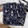 Casual retro silk wool silk scarf 1116 new autumn and winter silk wool scarf daily versatile fashion silk wool square scarf