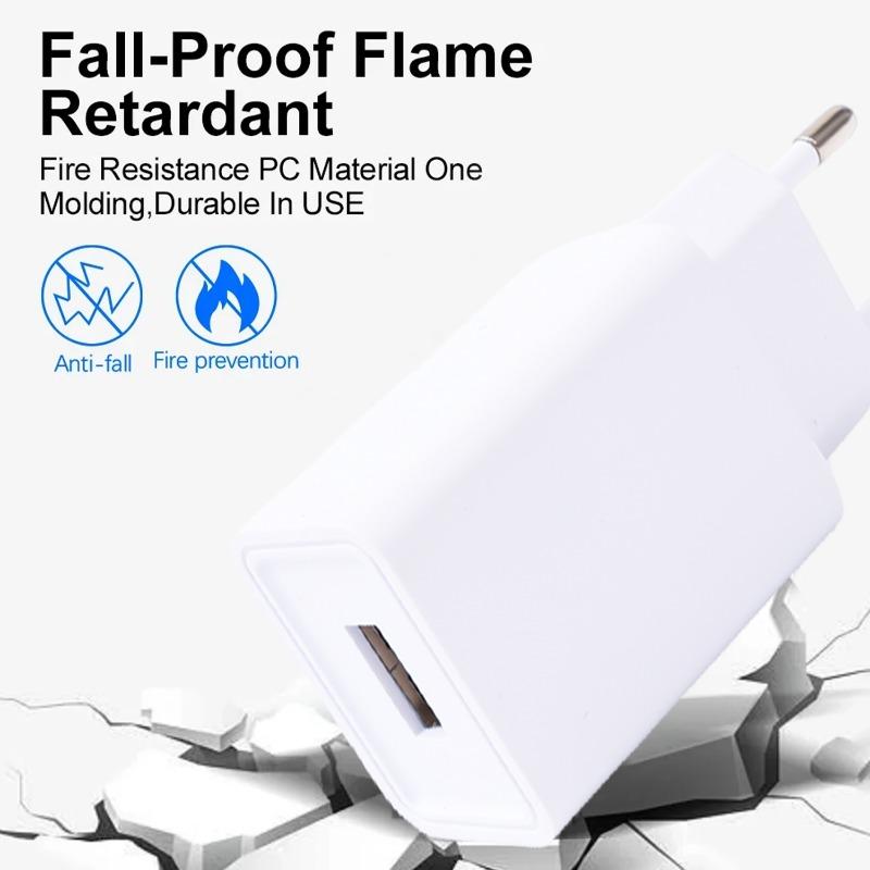 USB Зарядное устройство Быстрая зарядка Вилка ЕС Зарядное устройство для мобильного телефона Адаптер питания Для Samsung Xiaomi Адаптер для телефона Дорожное настенное зарядное устройство