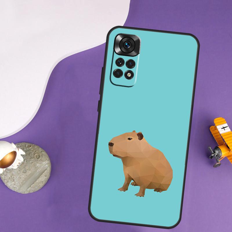 Милый чехол Капибара для Xiaomi Redmi Note 13 Pro 14 12 9 10 11 Pro 10S 11S 12S Redmi 14C 13C 10C 12C