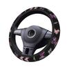 Car Steering Wheel Cover Butterfly Sakura Flowers Cute Pattern Braid On The Steering Wheel Cover Car-styling Car Accessories