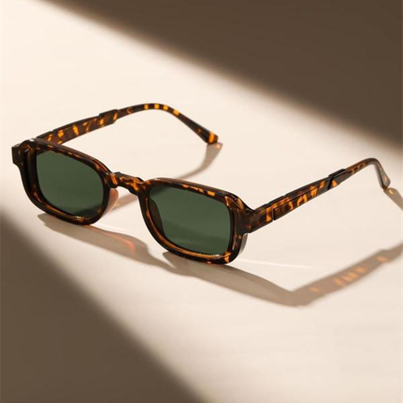 Luxurious Rectangle Sunglasses Women Oval Vintage Brand Designer Square Sun Glasses UV400 Men Shades Female Eyewear Anti-glare
