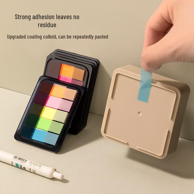 Deli 5-Color Fluorescent Sticky Index Tabs