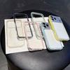 Для IPhone 17 ProMax двухцветный 2-в-1 чехол для телефона для Apple 16 противоударный 15 прозрачная защитная крышка