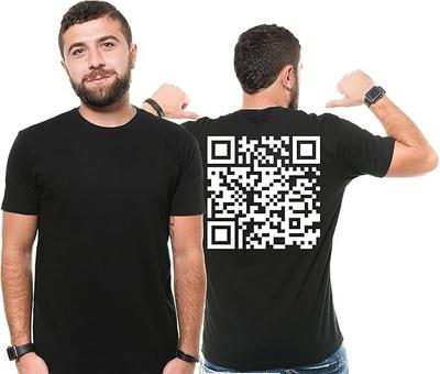 Трамп Танцует QR-код Смешная футболка с танцующим президентом DJT Унисекс футболка