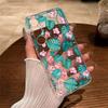 Monstera Deliciosa Лавандовый Цветочный Чехол Для Телефона Для Samsung Galaxy A56 A16 A26 A36 A37 A57 A21S A53 A33 A73 A12 Прозрачный Чехол