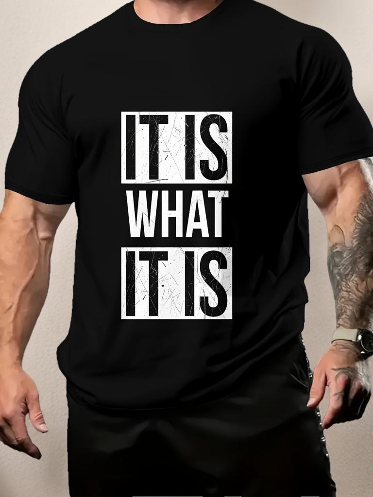 Pattern Mens Tops Photon Selection Printed Mens Comfort TShirt Alphabet Summer Short Sleeves