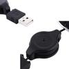 Computer 3 Buttons Mouse Mini Wired Small Hand Retractable USB Cable Adjustable Scalable Gaming Mice Office Kids