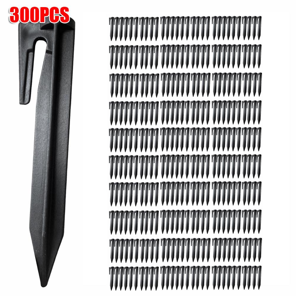 100pcs Ground Spikes Fixing Pins for Boundary Wire Installation Boundary Nail Lawn Stake Kit Robotic Lawn Mower Accessories