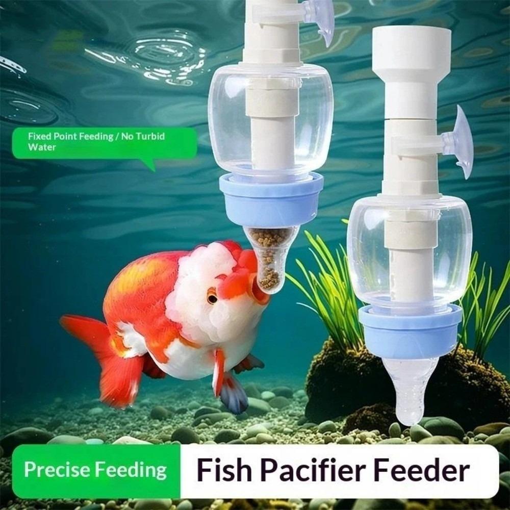 Anti-cloud Water Fish Pacifier Feeder Nipple Style Fish Feeder Convenient Aquarium Feeder Aquarium