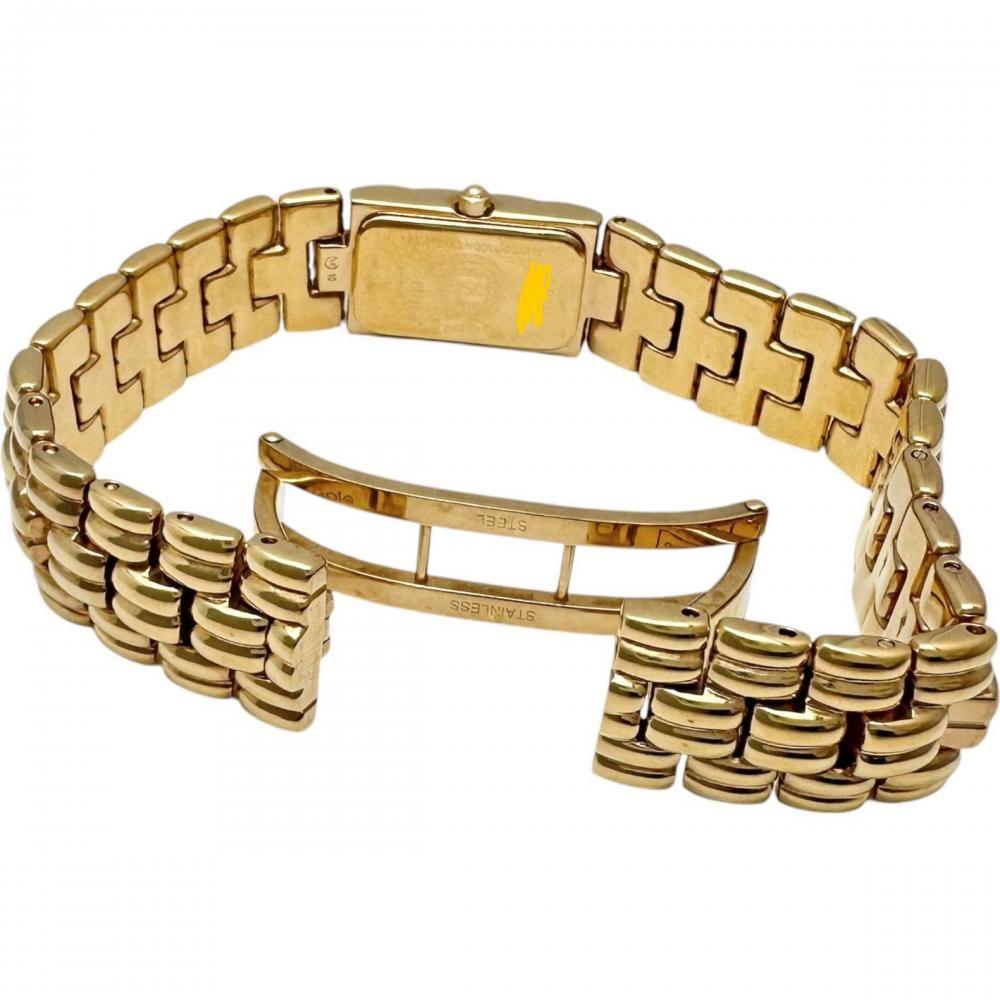 Used 【FENDI/Fendi】670L Watch GP Quartz Gold Dial/Gold Band Ladies [Used] (Mako Shouten) [GD]