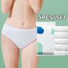 5 шт./компл. M-3XL женское одноразовое нижнее белье хлопковые трусики трусы для беременных нижнее белье стерилизованное нижнее белье