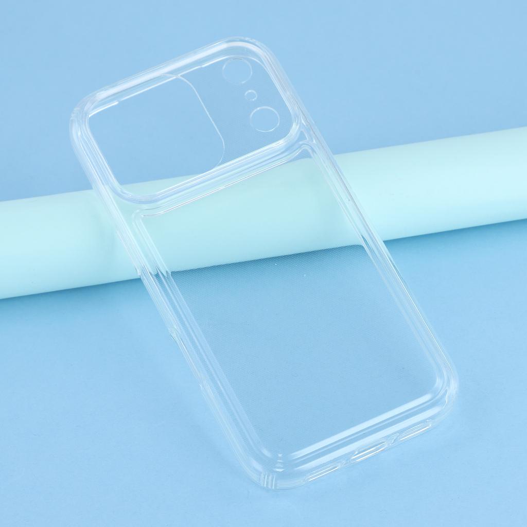 For iPhone 17 Pro Max Case HD Clear Soft TPU Phone Back Cover Airbag Protection
