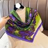 90cm Travel Sunscreen Versatile Large Square Scarf Shawl Headscarf Neck Protection Scarf Decoration For All Seasons