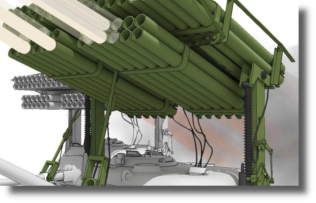 Lanmo Модель Sherman Танк Ракетная Установка T34 Calliope Пластиковые Детали Модели 1/35 LANLM-35001