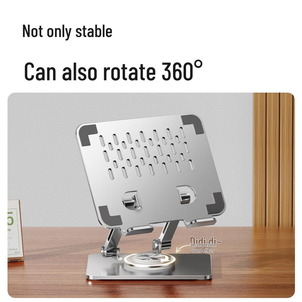 360° Rotating Tablet Stand for iPad, Phones, and Gaming Tablets