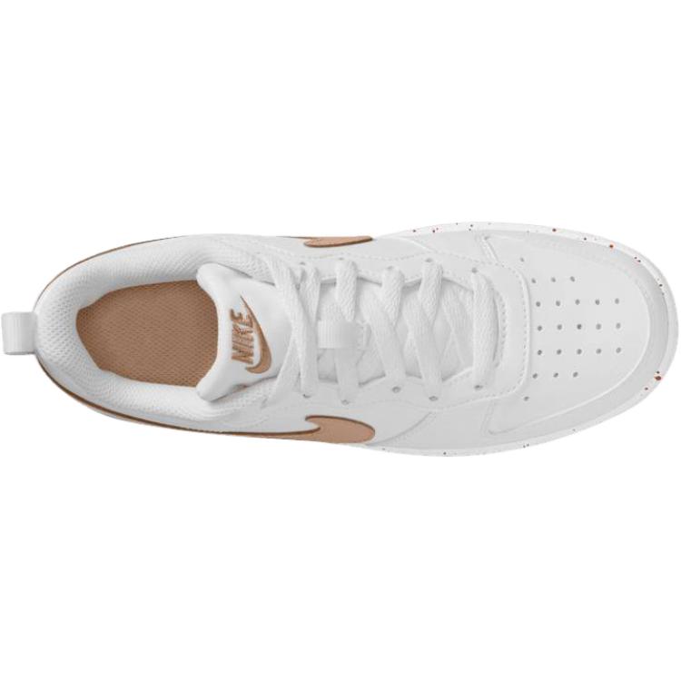 Nike Кроссовки для детей Nike Court Borough Low Recraft GS Белые с блестками DV5456141