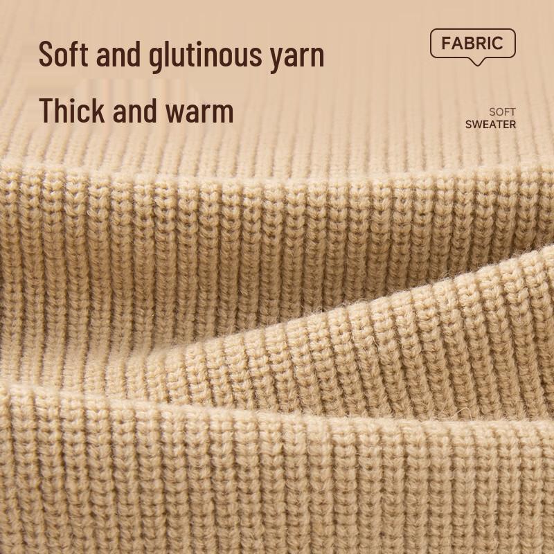 MINISO Men's Japanese Style V-Neck Knitted Cardigan