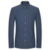Мужская полосатая рубашка Baoxiniao в стиле business casual с длинным рукавом