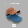 Plum hat women's spring summer versatile ins baseball cap trendy fashion sunscreen patch R letter cap